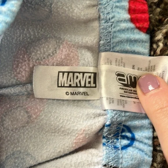 Marvel Spiderman Blue Red Pajama Pants, Elastic Waist, Size 5T Polyester - Picture 9 of 9